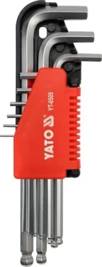 YATO YT-0505 / Sada klíčů imbus s kuličkou 9 ks delší (YT-0505)