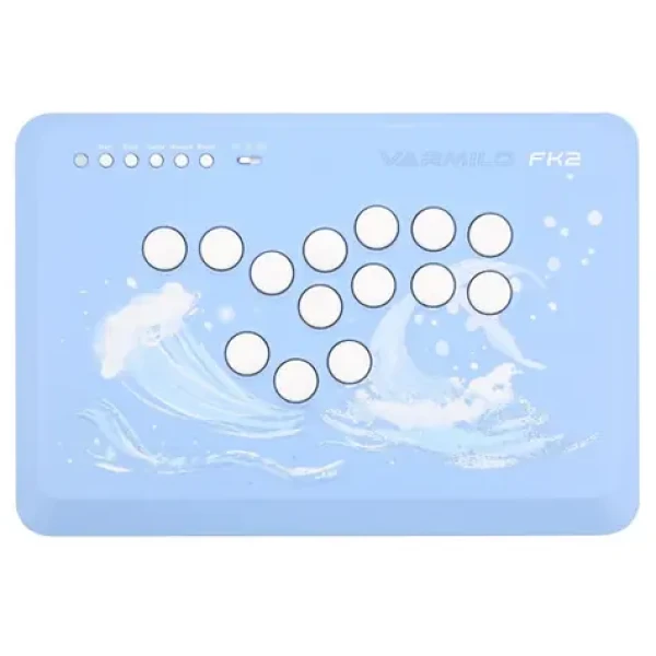 Varmilo FK2 Arcade Controller Sea Melody / Arkádový herní ovladač pro PC / 14 tlačítek / USB (A77A104H5A0A01A070)