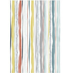 DecoMaché papír 22g barevné pruhy 26 x 37.5 cm