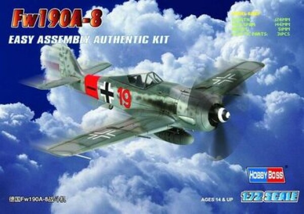 Hobbyboss Focke-Wulf Fw 190A-8 Luftwaffe ModelKit 244 1:72