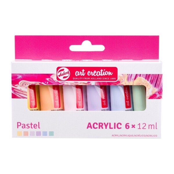 Talens Art Creation Acrylic sada pastelových barev 6x12 ml