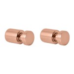 RAV Slezák - COLORADO - Koupelnový doplněk Věšáček 30 mm - 2 ks, Zlatá Růžová - lesklá COA0103/30ZRL COA0103/30ZRL