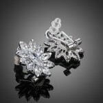 Náušnice Swarovski Elements Déborah, Bílá/čirá