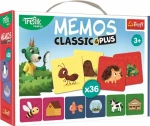 Trefl - Pexeso ClassicPlus - Zvířátka a jejich domečky 3v1