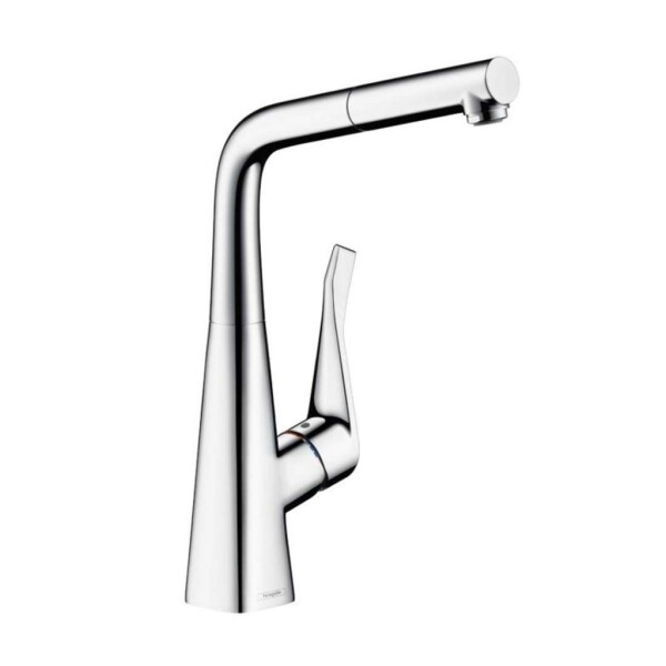 HANSGROHE - M71 Dřezová baterie M7114-H320 s výsuvnou sprškou, sBOX, chrom 73812000