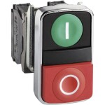 Schneider Electric XB4BL73415, XB4BL73415 tlačítko, 22 mm, 600 V, 6 A, 1 ks