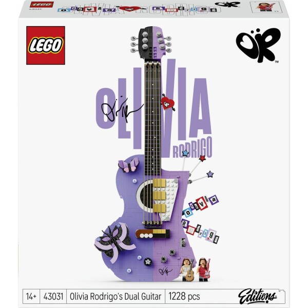 43031 LEGO® Editions Kytara Olivia Rodriga; 2 minifigury - dárkové nápady pro dívky, chlapce a fanoušky