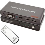 Renkforce RF-3301134 DVI / VGA adaptér [1x DVI zástrčka 24+1pólová - 1x VGA zásuvka] černá s feritovým jádrem, pozlacené