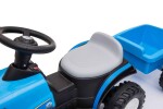 Mamido Dětský elektrický traktor Swift s přívěsem modrý
