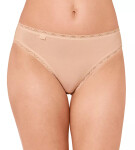Dámské kalhotky 24/7 Cotton Lace Tai C3P - BROWN - sv. hnědé 6239 - SLOGGI BROWN 38