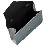 Módní dámská plesová kabelka Elvina, stříbrná