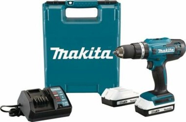 Makita HP488DWAE / Aku Vrtací šroubovák / 18V / 13mm sklíčidlo / 1400 ot-min / 42 Nm / 2x2 Ah (HP488DWAE)