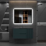 Erga Ava, LED zrcadlo 100x80cm, 2760 lm, 6500K, přední/zadní osvětlení, ERG-V01-120-1080-00
