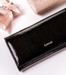 Dámská kožená lakovaná peněženka Frio, černá