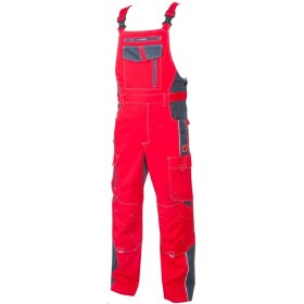 Montérkové kalhoty VISION H9158 laclové červeno-šedé 170 cm 58 červeno-šedé