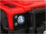 Mamido Dětské elektrické autíčko Land Rover Defender 110 SVX Concept červené
