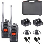 Midland Midland G7 Pro 4x set, PMR446 2x charger, 4x MA24-L headset C1090.19 PMR radiostanice sada 4 ks