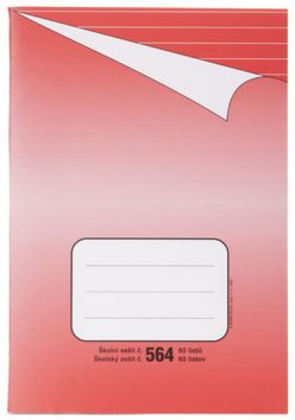 Školní sešit BOBO 564 bezdřevý