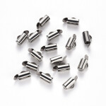 Nerezové zakončovací trubičky - 8 x 6 mm - různé varianty - 1 ks Barva: Zlatá