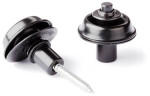 Dunlop Straplok Strap Retainers Flush Mount - Black Oxide
