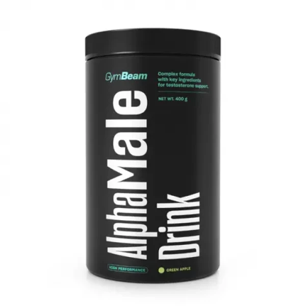AlphaMale Drink - GymBeam (zelené jablko, 400 g) (63310-1-400g-greenapple)