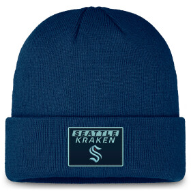 Fanatics Pánská Zimní Čepice Seattle Kraken Authentic Pro Rink Prime Cuffed Beanie