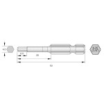 Wera inbus 6 mm 05059573001