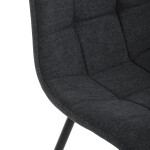 Jídelní židle, šedá, látka, DCL-193 GREY2