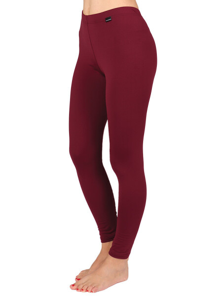 EVONA a.s. Dámské termo legíny ALICE LONG 031 vínové - ALICE LONG 031 XXL