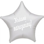 Balónek stříbrná hvězda Krásné narozeniny! Balonky.cz Balónek stříbrná hvězda Krásné narozeniny! Balonky.cz