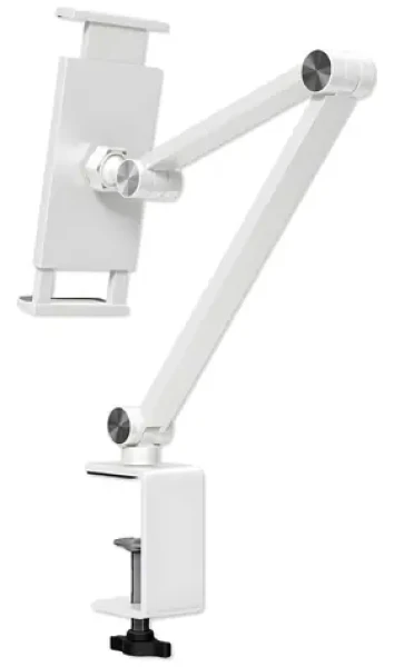 4smarts ErgoFix H9 bílá / Stolní držák / pro telefon a tablet / nastavitelný / otočný 360° (469309)