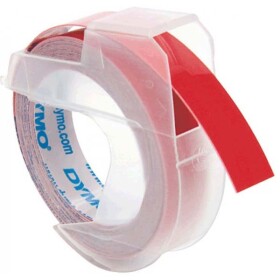 Obchod Šetřílek Dymo 3D S0898150, 9mm, bílý tisk/červený podklad - 10ks, originální páska
