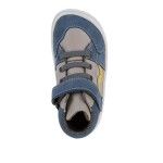 Dětské celoroční kotníkové barefoot boty TEX GO GREY/BLUE Froddo G3110265 - 34