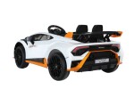 Mamido Dětské elektrické autíčko Lamborghini Huracán STO bílé