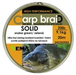 SEMA Pletená šňůra Solid / 10 m / 20 lbs / 9,1 kg