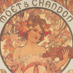 Nástěnný kalendář poznámkový 2027 Notique Alfons Mucha, 30 x 30 cm