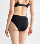 Dámské kalhotky GO Daily Cotton Tai 3P - BLACK - černé 0004 - SLOGGI BLACK L