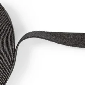 Nedis Suchý zip na kabely černý / Organizátor kabelů / 910 x 1,6 cm (ERGOVELC91BK)
