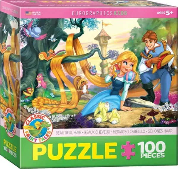 EUROGRAPHICS Puzzle Princezna s nádhernými vlasy