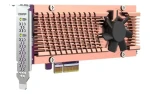 QNAP QM2-2P-344A / Rozšiřující karta pro disky SSD M.2 22110 2280 (QM2-2P-344A)