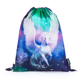 Sáček na cvičky KARTON P+P - Unicorn 2