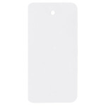 500 x Průmyslové štítky z PVC 110 x 55mm, bílé, Ø očka 5 mm, bez drátku