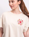 Tričko Fjällräven Fjällblomster Fox T-shirt W 113 Chalk White