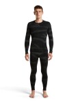ICEBREAKER Mens Merino 260 Tech Vertex LS Crewe Chillwav, Black/Obsidian/J (vzorek) velikost: M