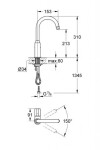 GROHE - Red Stojánkový ventil Mono, chrom 30035000