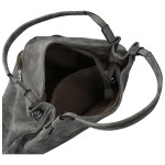 Trendy dámská koženková kabelka na rameno Sheryl, šedá