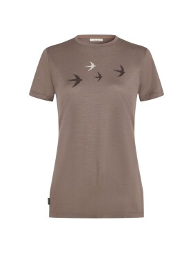 ICEBREAKER Wmns Mer 150 Tech Lite SS Tee Bird Transit, Porcini velikost: S