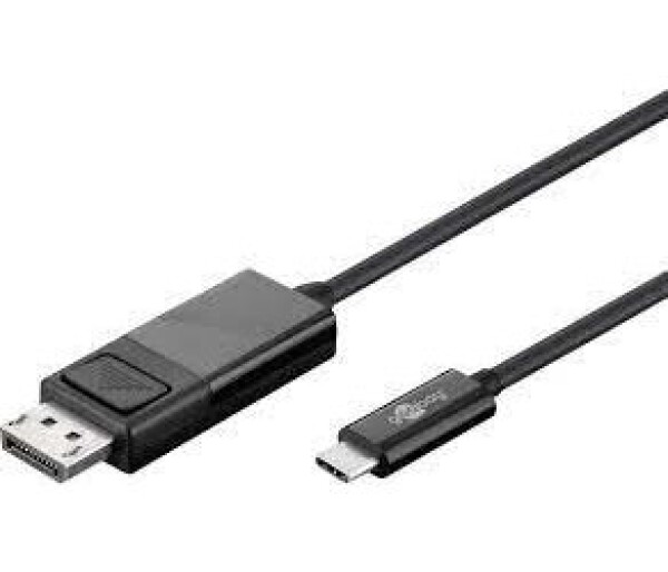 Goobay 79295 kabelový adaptér USB-C - DisplayPort (4k 60 Hz) 1.20 m černá (4040849792953)