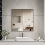 Erga Rectangle, čtvercové zrcadlo 80x80 cm, ERG-V01-RECTAGLE-8080-CL