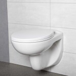 KERRA - Miska WC závěsná Doris bezokrajová (se sedátkem) 5907548113559